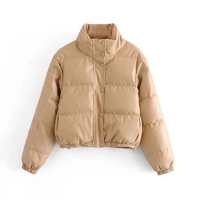 Chic Winter PU Leather Jackets - Image 25