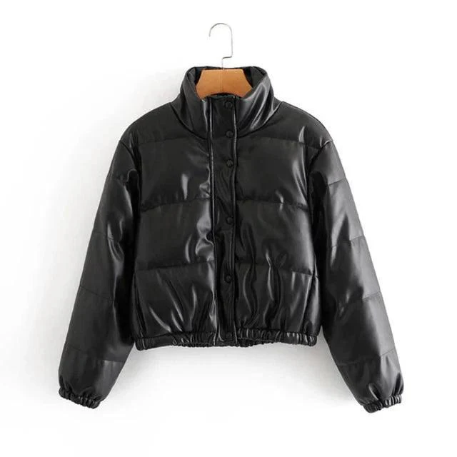 Chic Winter PU Leather Jackets - Image 7