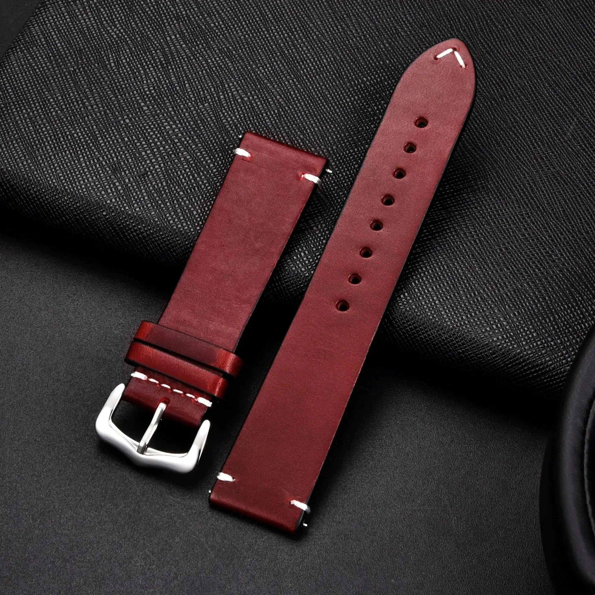 Elegant Leather Watch Band - Image 17
