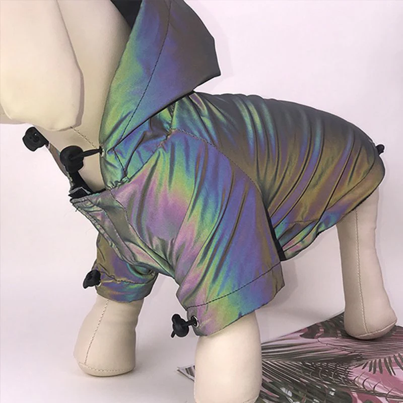 Fashion Pet Clothes Flashing Dogs Hoodie Jacket Reflective Clothing for Small Medium Large Dogs Jacket Clothing Pet Costume - Image 5
