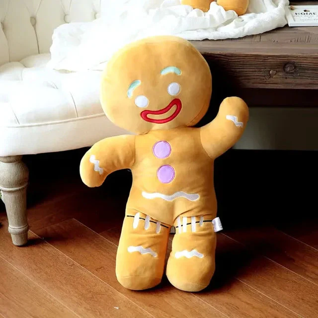 Gingerbread Man Plush Toy Baby Appease Doll Biscuits Man Pillow Car Seat Cushion Reindeer Home Decor Toy Children Christmas Gift - Image 8
