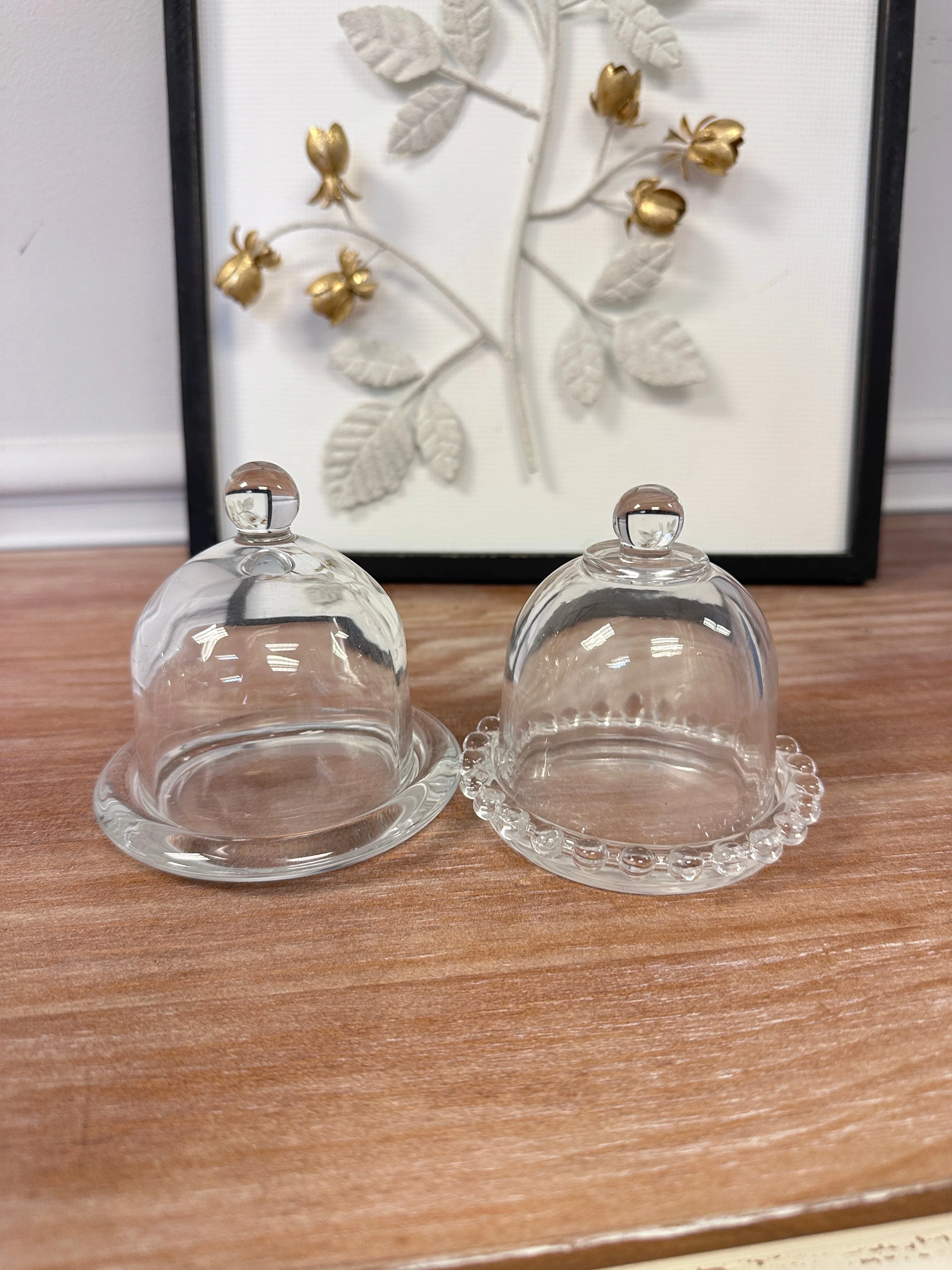 Glass Dome Display Cloche with Base - Image 4